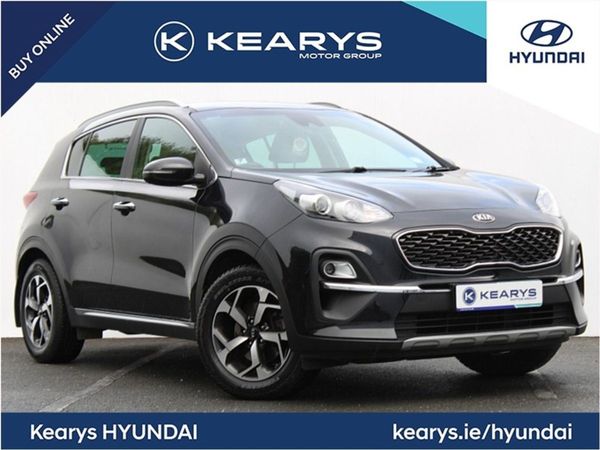 Kia Sportage SUV, Diesel Hybrid, 2021, Black