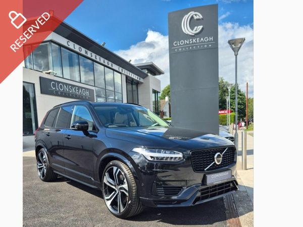 Volvo XC90 SUV, Petrol Plug-in Hybrid, 2024, Black