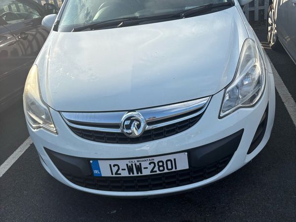 Vauxhall Corsa Hatchback, Petrol, 2012, White