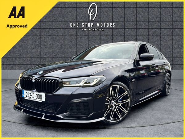 BMW 5-Series Saloon, Petrol Plug-in Hybrid, 2023, Black