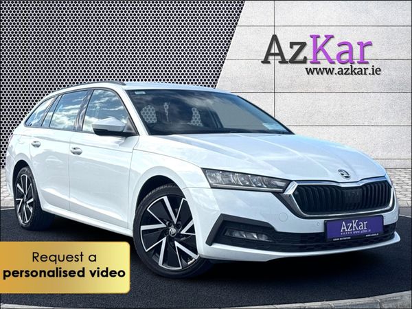 Skoda Octavia Estate, Petrol Plug-in Hybrid, 2021, White
