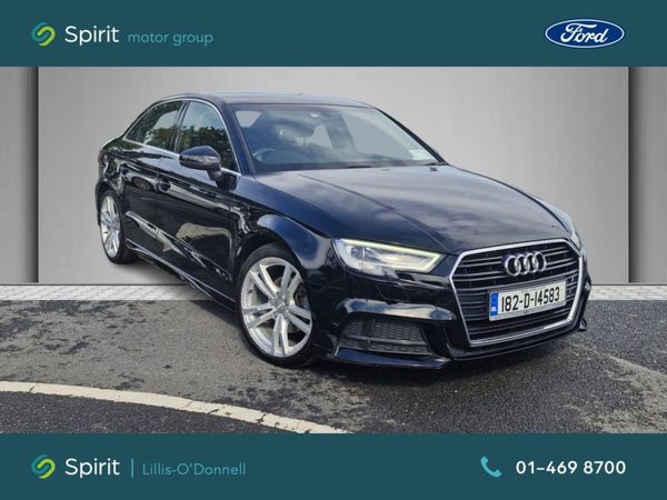 Audi A3 Saloon, Diesel, 2018, Black