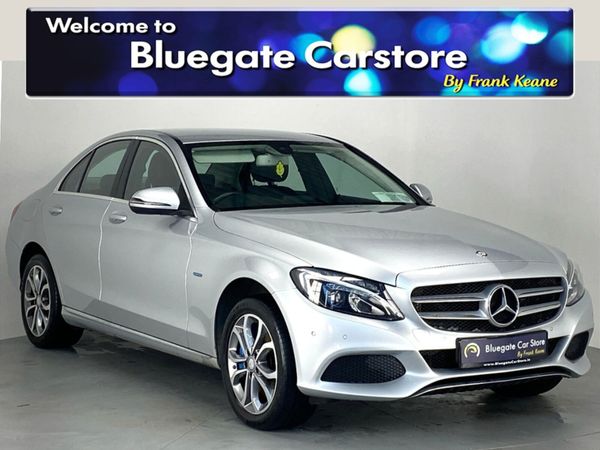 Mercedes-Benz C-Class Saloon, Petrol Hybrid, 2017, Silver