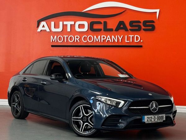 Mercedes-Benz A-Class Saloon, Hybrid, 2021, Blue