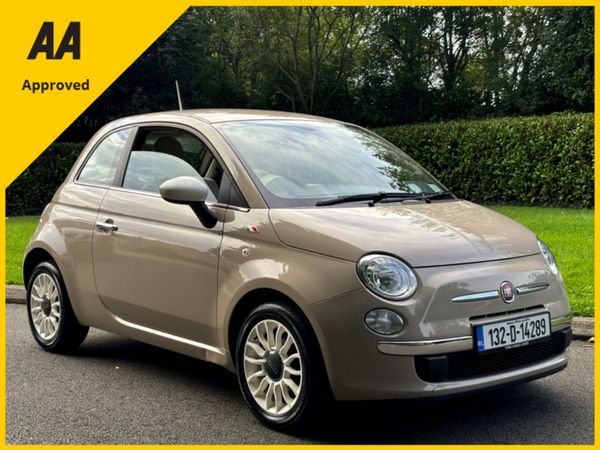 Fiat 500 Hatchback, Petrol, 2013, Beige