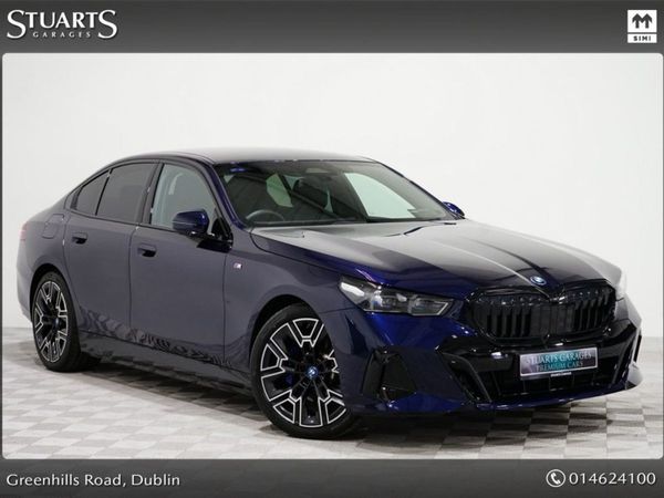 BMW 5-Series Saloon, Hybrid, 2024, Blue