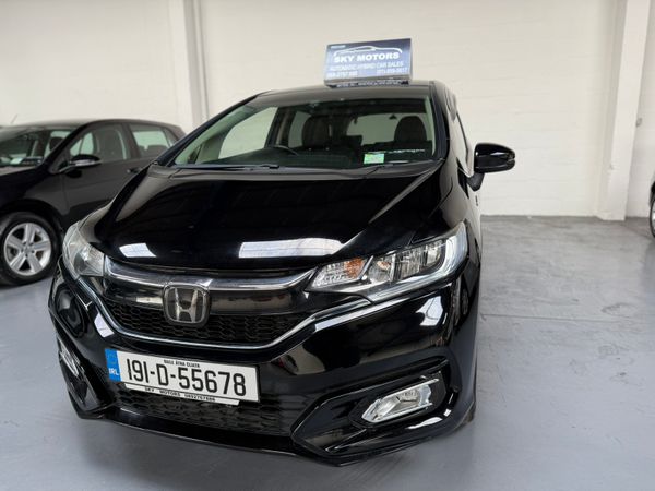 Honda Fit Hatchback, Petrol Hybrid, 2019, Black