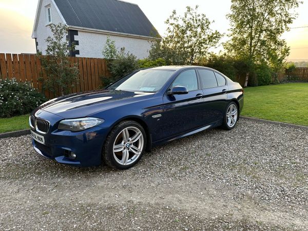 BMW 5-Series Saloon, Diesel, 2015, Blue