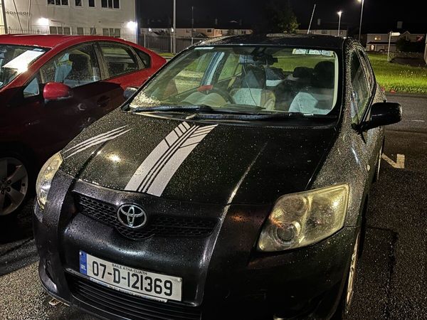 Toyota Auris Hatchback, Petrol, 2007, Black