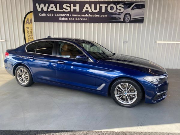 BMW 5-Series Saloon, Diesel, 2017, Blue