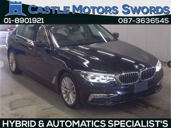 BMW 5-Series Saloon, Petrol Plug-in Hybrid, 2018, Black