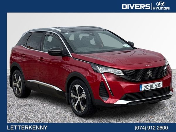 Peugeot 3008 MPV, Petrol, 2021, Red