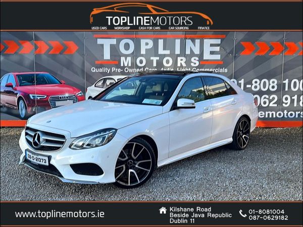 Mercedes-Benz E-Class Saloon, Diesel Hybrid, 2013, White