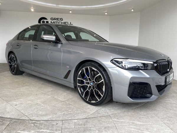 BMW 5-Series Saloon, Diesel Hybrid, 2023, Grey