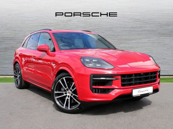 Porsche Cayenne SUV, Petrol Plug-in Hybrid, 2025, Red