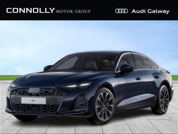 Audi A6 Saloon, Hybrid, 2025, Blue