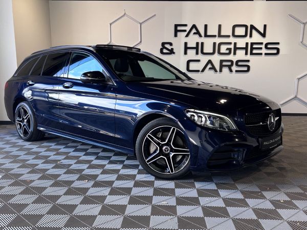 Mercedes-Benz C-Class Estate, Diesel Plug-in Hybrid, 2021, Blue