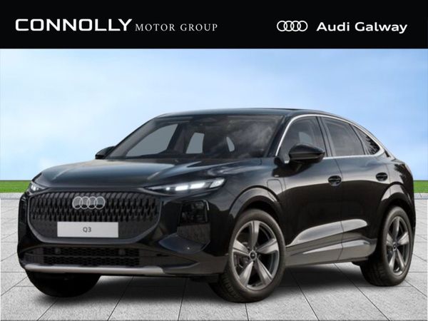 Audi Q3 SUV, Petrol Plug-in Hybrid, 2025, Black