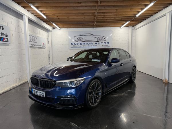 BMW 5-Series Saloon, Diesel, 2017, Blue