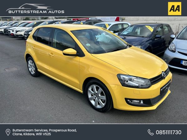 Volkswagen Polo Hatchback, Petrol, 2011, Yellow