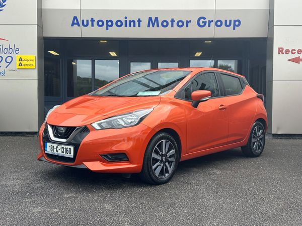 Nissan Micra Hatchback, Petrol, 2018, Orange