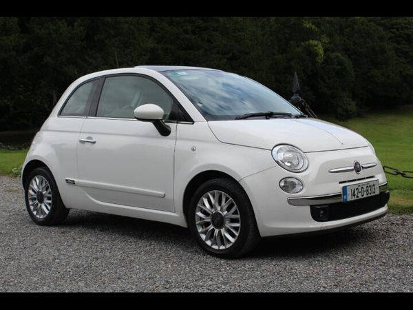 Fiat 500 Hatchback, Petrol, 2014, White