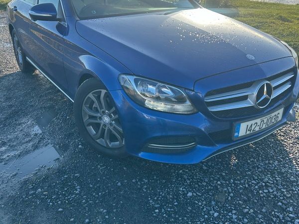 Mercedes-Benz C-Class Saloon, Diesel, 2014, Blue