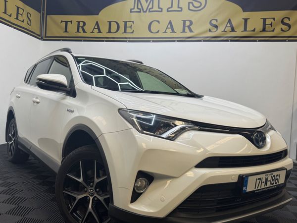 Toyota RAV4 SUV, Petrol Hybrid, 2017, White