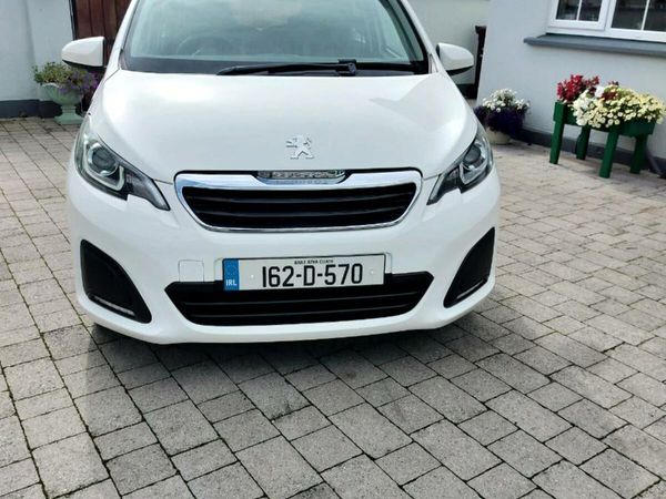 Peugeot 108 Hatchback, Petrol, 2016, White