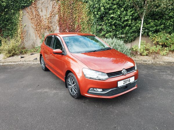 Volkswagen Polo Hatchback, Petrol, 2016, Orange