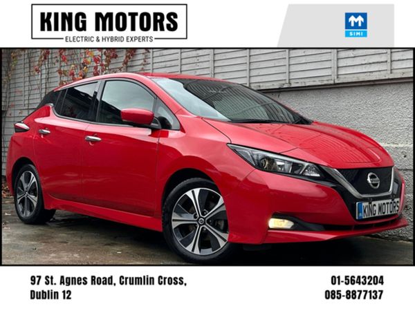 Nissan Leaf Hatchback, Electric, 2022, Red