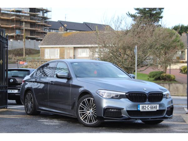 BMW 5-Series Saloon, Petrol Plug-in Hybrid, 2018, Grey