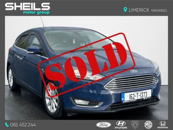 Ford Focus Hatchback, Diesel, 2016, Blue