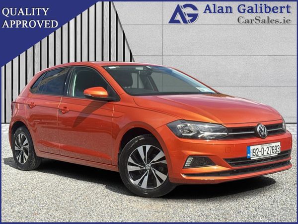 Volkswagen Polo Hatchback, Petrol, 2019, Orange