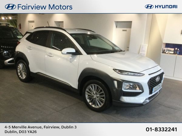Hyundai KONA SUV, Petrol, 2021, White