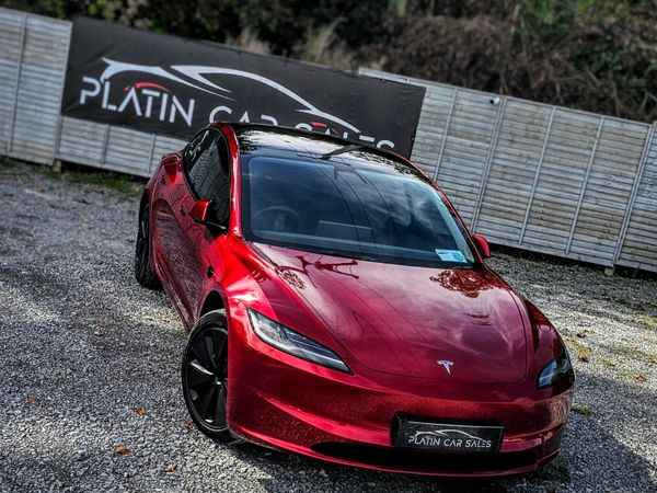 Tesla Model 3 Saloon, Electric, 2024, Red