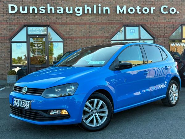 Volkswagen Polo Hatchback, Petrol, 2017, Blue