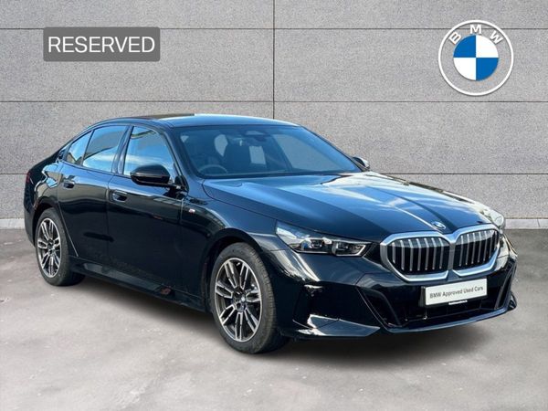 BMW 5-Series Saloon, Petrol Hybrid, 2025, Black