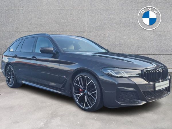 BMW 5-Series Estate, Diesel Hybrid, 2023, Grey