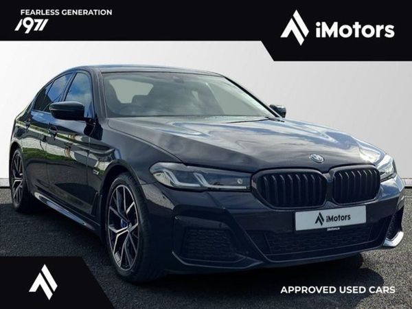 BMW 5-Series Saloon, Hybrid, 2023, Black