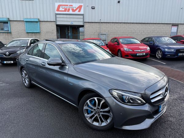 Mercedes-Benz C-Class Saloon, Petrol Plug-in Hybrid, 2017, Grey