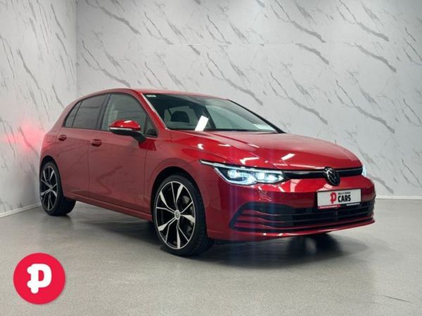 Volkswagen Golf Hatchback, Hybrid, 2021, Burgundy