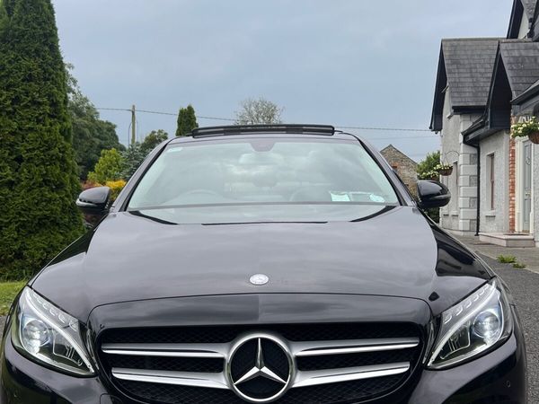 Mercedes-Benz C-Class Saloon, Petrol Plug-in Hybrid, 2017, Black