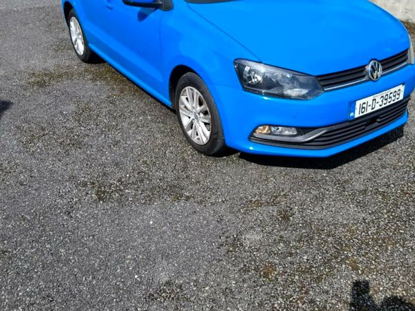 Volkswagen Polo Hatchback, Petrol, 2016, Blue