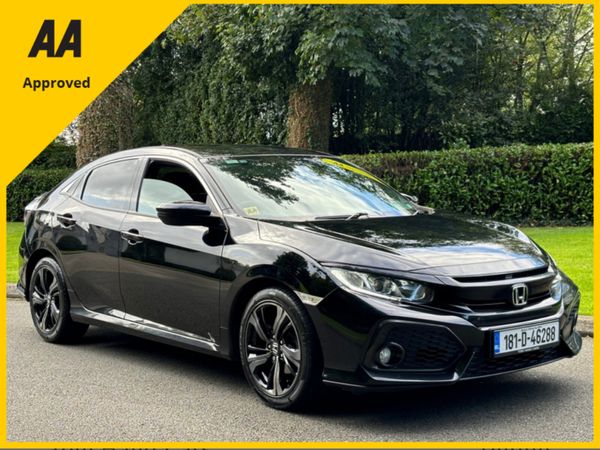 Honda Civic Hatchback, Petrol, 2018, Black