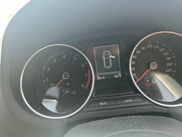 Volkswagen Polo Hatchback, Petrol, 2014, Red