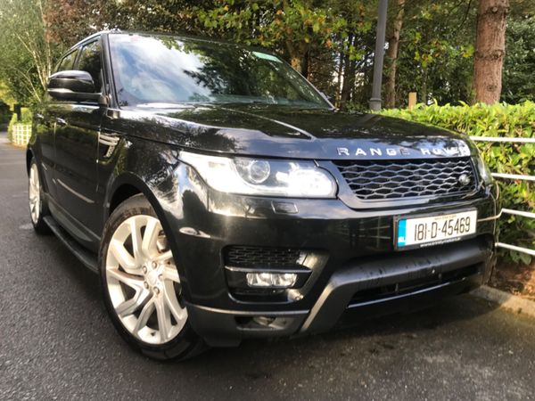 Land Rover Range Rover Sport SUV, Diesel, 2018, Black