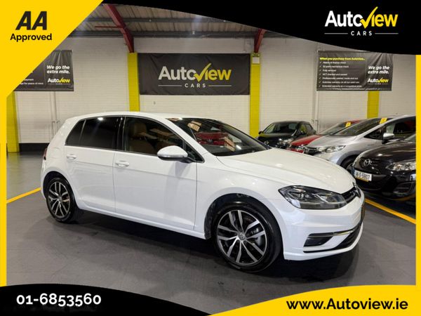 Volkswagen Golf Hatchback, Petrol, 2018, White
