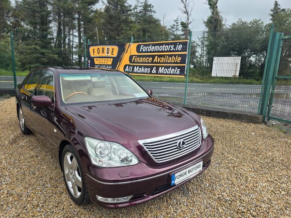 Lexus LS Saloon, Petrol, 2004, Red