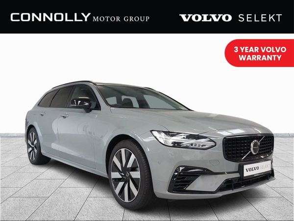 Volvo V90 Estate, Petrol Plug-in Hybrid, 2025, Grey